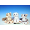teddies Kočka sedící asst 3 barvy 20 cm