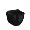 Vitra Wc s prkénkem softclose závěsné S60 černá mat zadní odpad 7510-083-6319