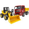 Bruder 2752 Auto MAN + čelní nakladač