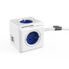 Zásuvka PowerCube EXTENDED USB s káblom 1.5m modrá