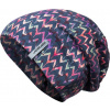 Čepice SENSOR Merino Impress deep blue/origami Velikost: L, Barva: Modrá
