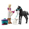Schleich Hracia sada Starostlivosť o kone so žriebäťom plemena Appaloosa 42755 4059433992792