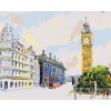 ZUTY Maľovanie podľa čísel - BIG BEN V LONDÝNE Rámovanie: vypnuté plátno na rám, Rozmer: 80x100 cm
