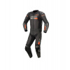 Dvoudílná kombinéza GP FORCE CHASER, TECH-AIR 5 kompatibilní, ALPINESTARS (černá/červená fluo) 2025 52