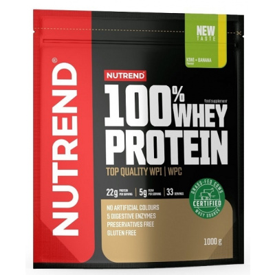 Nutrend 100% Whey Protein 1000 g - ľadová káva