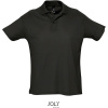 SOL's Collection Polokošile Summer II, krátký rukáv COT25134200202-black M Černá