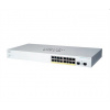 Cisco switch CBS220-16P-2G (16xGbE,2xSFP,16xPoE+,130W,fanless) - REFRESH