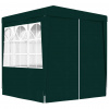 zahrada-XL Profesionálny párty stan+bočné steny 2x2 m, zelený 90 g/m² 48532