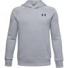 Under Armour Armour UA Rival Fleece Hoodie Boy's Mod Gray Light Heather 13 Years (XL)