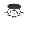 ACB P3945000N Stropné svietidlo CORVUS LED 6x7W, 3000K, 3660lm, CRI90, IP20, čierna