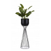 Stojan na kvetináč, kvety - Moderný kvetina s podkrovím 68 cm (Moderný stojan na kvety s krytom 68 cm LOFT)