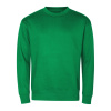 MALFINI Mikina Crew, unisex MAL-4261616 XL Zelená středně
