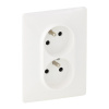 Zásuvka 2-nás. Valena Life biela 753186 Legrand