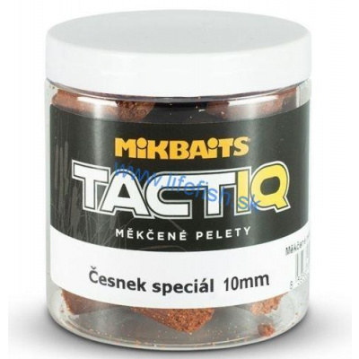 MIKBAITS Tactiq mäkčené pelety Cesnak Špeciál 10mm, 250ml