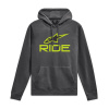 mikina RIDE 4.0, ALPINESTARS (šedá/žlutá/černá, vel. 2XL)