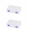 Kôš, košík - 2ks 8 mriežky Banner plastový úložný box pokorne (2x 8 siete Storage Box Storage)