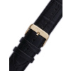 Remienok Orient UDEVDAB, kožený čierny, zlatá pracka (pre model FEUAG)
