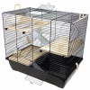 Klietka pre hlodavce Inter-Zoo čierna, poschodová, 500x450x330 mm