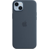 Apple iPhone 14+ Silicone Case with MS - Storm Blue -MW503ZM/A
