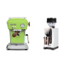 Ascaso Dream PID, Fresh Pistachio + Eureka Mignon Zero, CR white