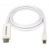 PremiumCord mini DisplayPort 1.2 na HDMI 2.0 kabel pro rozlišení 4Kx2K@60Hz, 2m