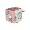 LITTLE DUTCH - Kocka textilný králiček Miffy Fluffy Pink