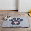 PET REBELLION Koberček pod misku Dinner Mate pink heart 40x60cm