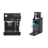 Ascaso Steel UNO PID, Black&Wood + Rancilio Rocky Doserless, čierna