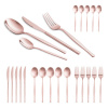 Súprava príborov nerez 24 ks mirror Rosegold Metallic Line BH-3065