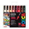 Sada Posca PC-5M, AUTUMN, 1,8 - 2,5 mm (8 ks)