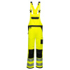 Portwest PW344 PW3 Hi-Vis Reflexné nohavice na traky žltá/čierna XL