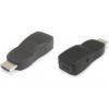 PremiumCord převodník HDMI na VGA miniaturní provedení se zvukem a napájecím konektorem khcon-21