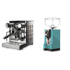 Rocket Espresso Appartamento TCA, copper + Eureka Mignon Specialita, CR tiffany blue
