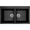 Sinks AMANDA 860 DUO Metalblack