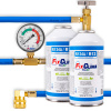 SET NA NABÍJANIE KLIMATIZÁCIE AUTOMOBILOV 2x GAZ CHLADIVO R134A FIX