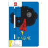 LEGO Stationery Zápisník A5 s modrým perem Imagine