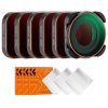 K&F Concept Filter akčnej kamery (CPL,ND8,ND16,ND32,ND64,ND1000) šesťdielna sada 31132