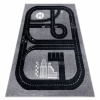 Eoshop Koberec FUN Track pro děti, ulice, město šedá (Velikost: 120x170 cm)