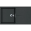 Miló Granitový drez Adore antracitový 86 x 50 x 21,5 cm