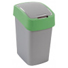 Curver® FLIP BIN 45L, na odpad šedostrieborný/zelený