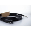 Cordial EM 1 FV XLR prepojovací kábel [1x XLR zásuvka 3pólová - 1x jack zástrčka 6,3 mm (stereo)] 1 m čierna; 14820