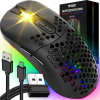 BEZDRÔTOVÁ HERNÁ MYŠ Tichá Bluetooth RGB Tlačidlá pre Hry