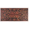 Rohožka MagicHome RBM 116, pred dvere, Welcome, guma, 120x58 cm