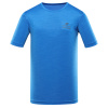 ALPINE PRO BASIK Modrá/Tyrkysovo modrá PÁNSKE RÝCHLOSCHNÚCE TRIČKO S COOL-DRY XS