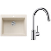 Set Blanco Pleon 6 + Blanco Mida-S Chróm biela soft