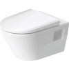Duravit D-Neo - Závesné WC 540x370 mm, rimless, WC sedátko SoftClose, biela 45780900A1