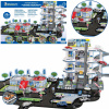 Gazáž pre autíčka - Garážach 4 podlažiach MICHELIN Mochtoys stanice (Gazáž pre autíčka - Garážach 4 podlažiach MICHELIN Mochtoys stanice)