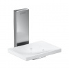 Axor Universal Rectangular - Mydlovnička s držiakom, biela/chróm 42605000