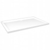 vidaXL Obdĺžniková sprchová vanička z ABS, biela 80 x 120 cm