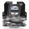 Greenlight International Durastar 4400 Flatbed Truck Carro Attrezzi Ntt Indycar Series - Wrecker Road Service 2023 1:64 biela čierna